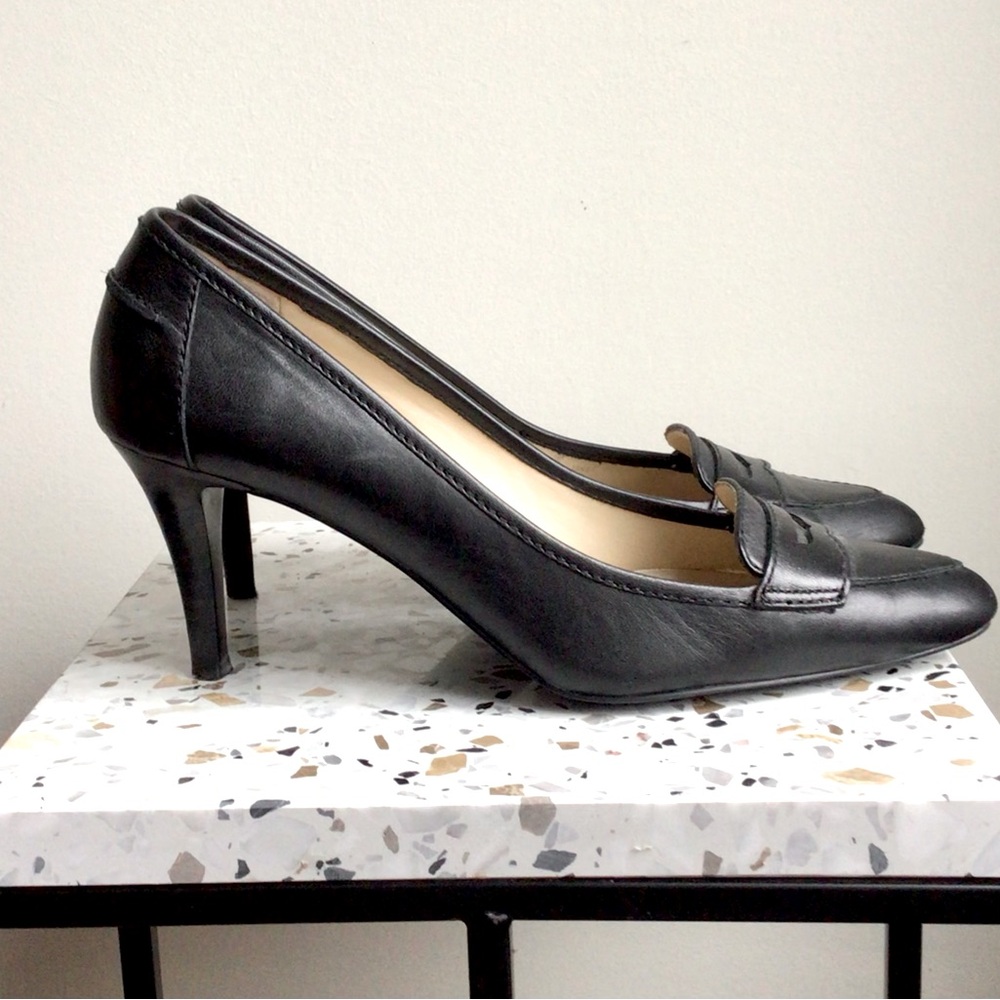 LAUREN by RALPH LAUREN Black Classic Heel Pumps Shoes - US 7
